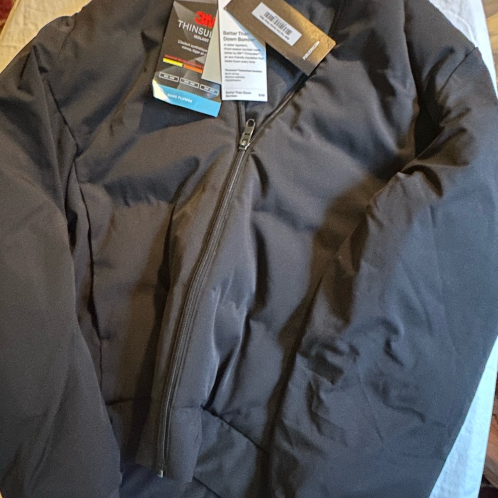 Men's Black Puffer Jacket with Thinsulate